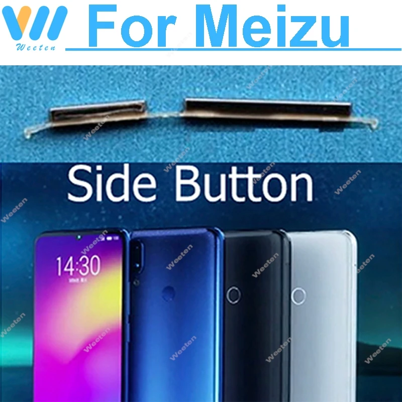 

Гибкий кабель с боковой кнопкой громкости вверх/вниз и питания для Meizu Note 9, включение/выключение + регулятор громкости, боковая клавиша, запасные части
