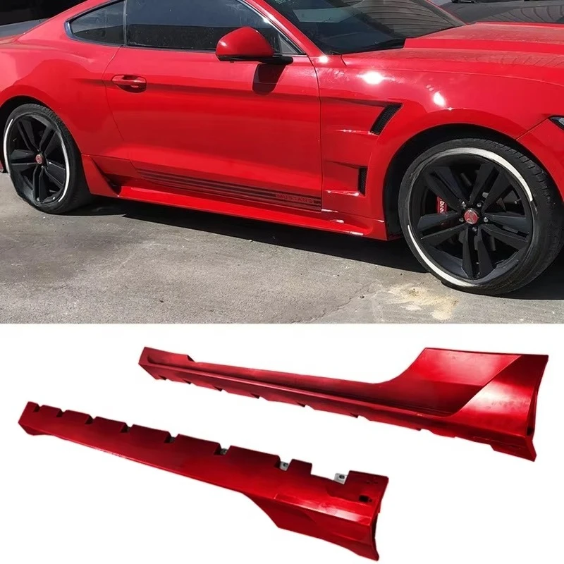 

Factory Direct Auto Parts Shelby Style Iron Material Side Skirts for 2015-2017