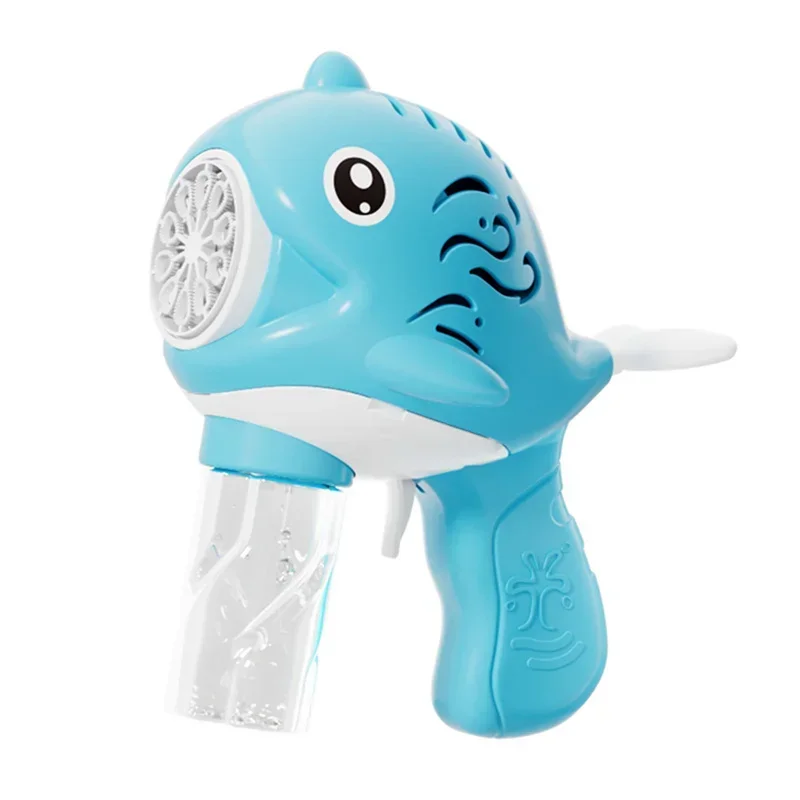 10 hole Whale Bubble Gun Fully Automatic Bubble Gun Children's Outdoor Electric Bubble Gun Toys