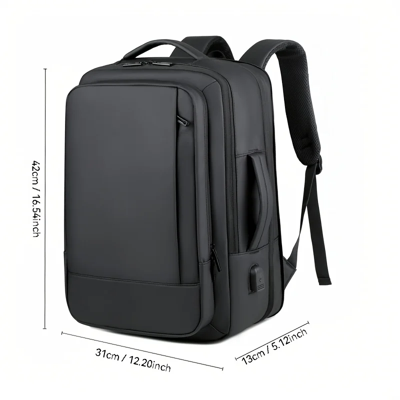Large Capacity Business Backpack for Men, Fashionable College Student Backpack, Laptop Multifunctional Computer Bag