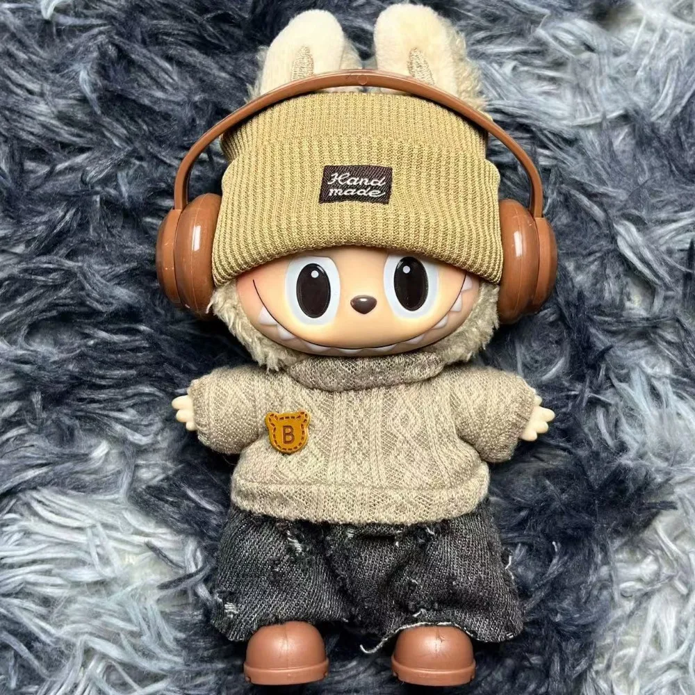 

Модная одежда для 17 см Labubu, 6,7-дюймовая кукольная одежда, куклы и аксессуары, милые украшения, маленькая одежда (не кукла)