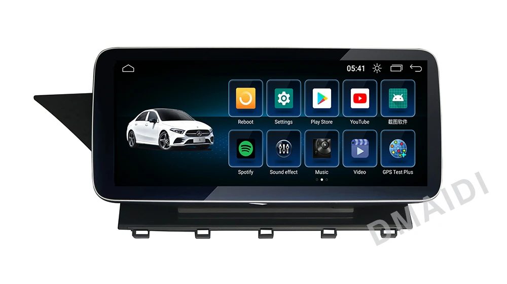 Andriod 12 GPS Navigation Multimedia Video Player Wireless Apple Carplay Android Auto For Mercedes Benz GLK Class X204 2008-2015