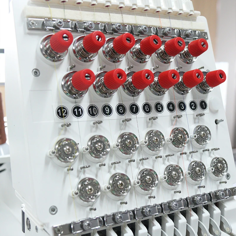 Offer Online Tech Training Servo Motor Computer Automatic Embroidery Machine for Leather Clothes, Bag, Jeans, Shoes Embroider