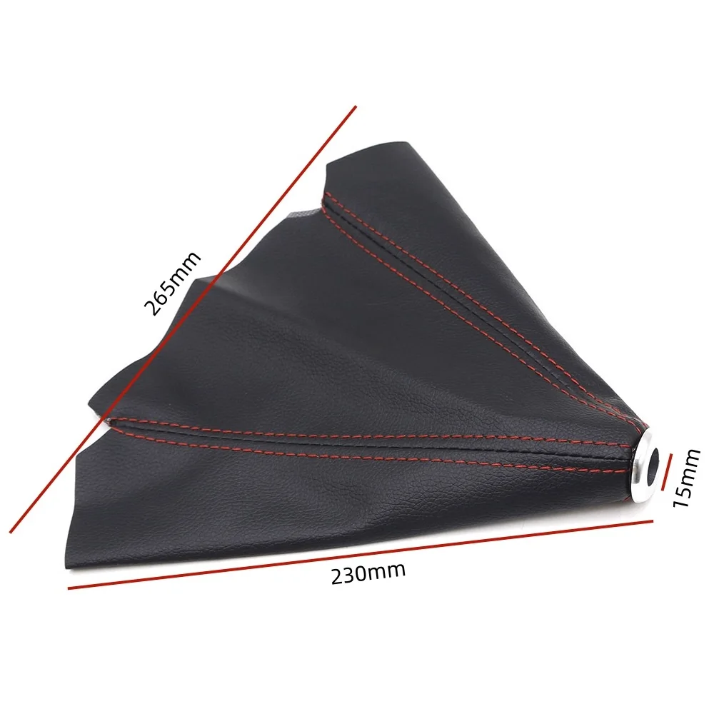Multiple Styles 16mm Universal PU Leather Car Gear Shift Collars Auto Manual Stick Shifter Knob Boot Cover Gaiter Accessories
