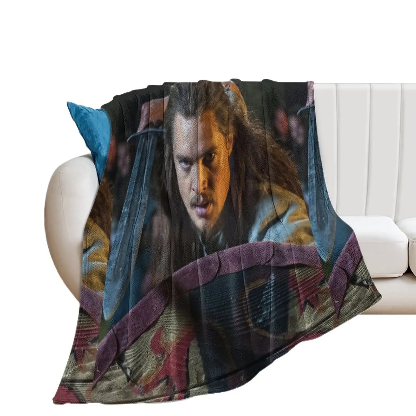 

Uhtred of The Last Kingdom Throw Blanket Designers Flannels Winter beds Blankets