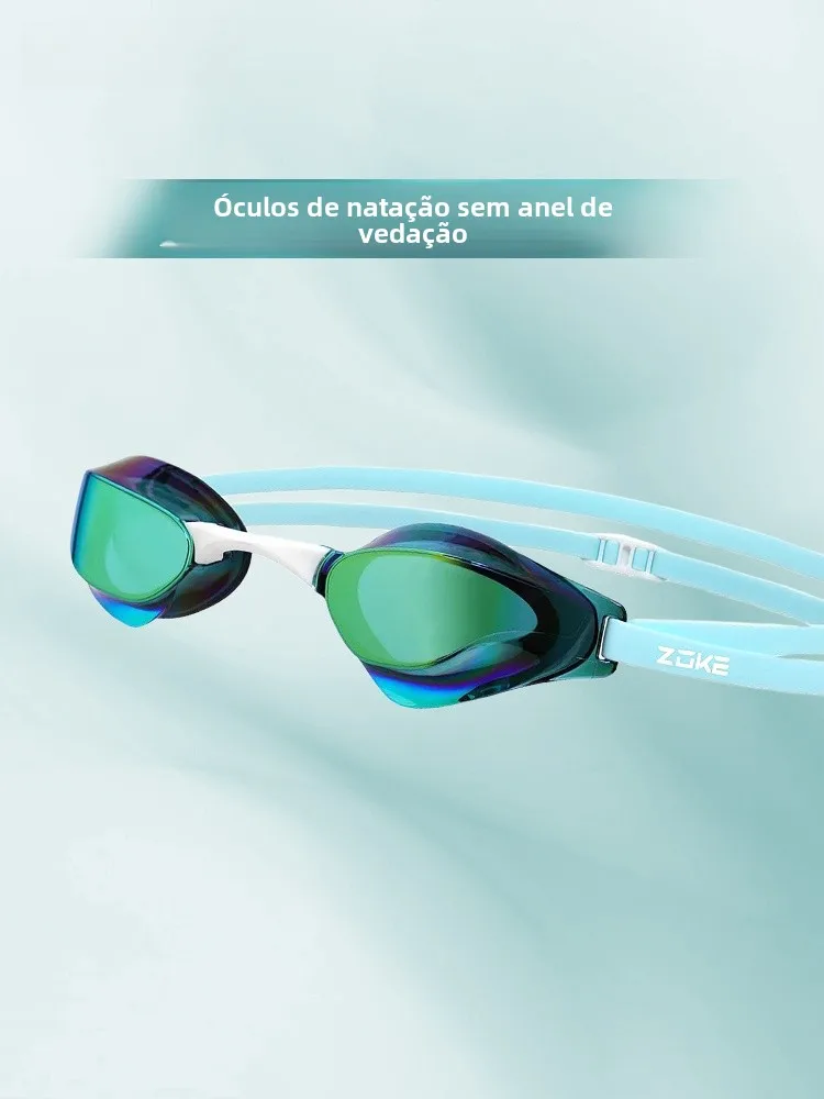 zoke-speed-swimming-goggles-men-women-training-high-definition-fog-proof-coated-lenses-no-rubber-ring-swimming-equipment