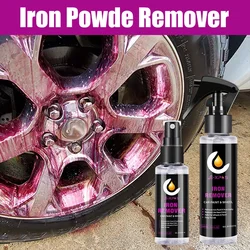 50ml/100ml Wheel Paint Iron Remover Spray Technology Professional Dust Rim Rust Cleaner Auto Detail Chemical Car Cleaning