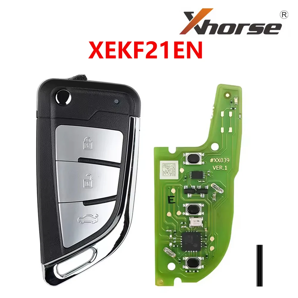 

1 шт./лот Xhorse XEKF21EN супер нож для дистанционного ключа типа 3 кнопки с суперчипом