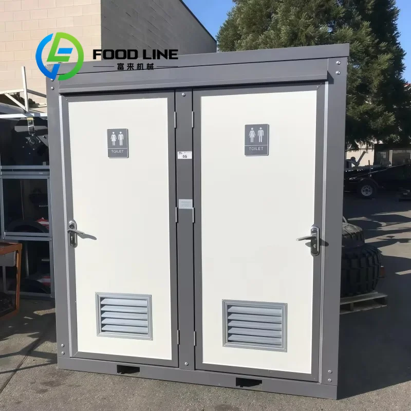 Prefabricated Outdoor Restroom Space Saving Modular Restroom Fit Narrow Outdoor Location Of Highway Service Point Small Tourist