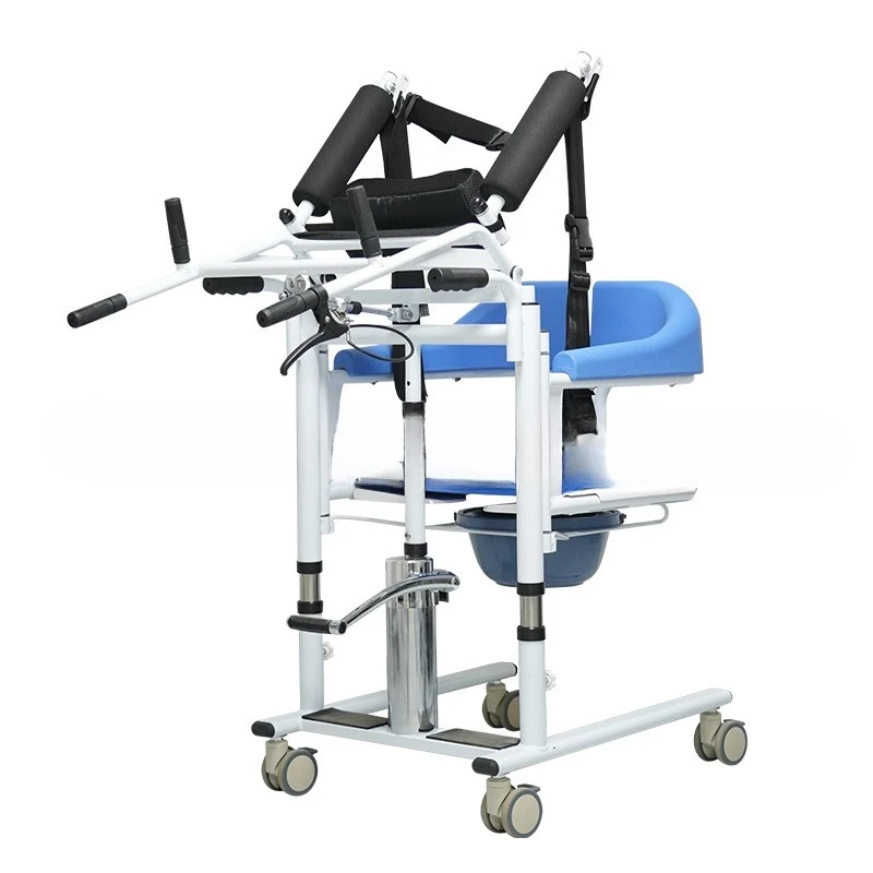 Multifunctional lifting machine manufacturer Bedridden paralyzed patient can lift lifting machine with dining table hydraulic li