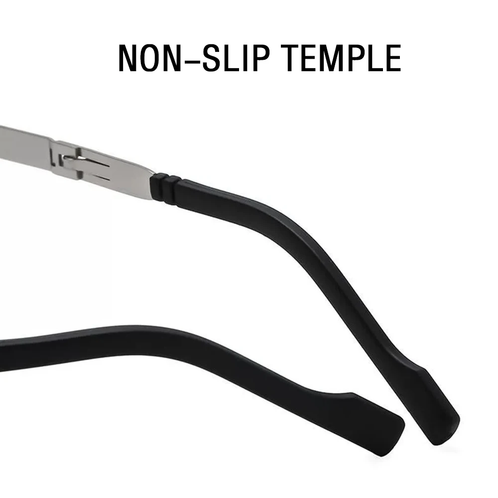 Tragbare Falten Lesebrille Männer Metall Runde Platz Anti Blau Licht Brillen Presbyopie Brillen Rahmen Dioptrien +1,0 bis +4,0 – Detail 6