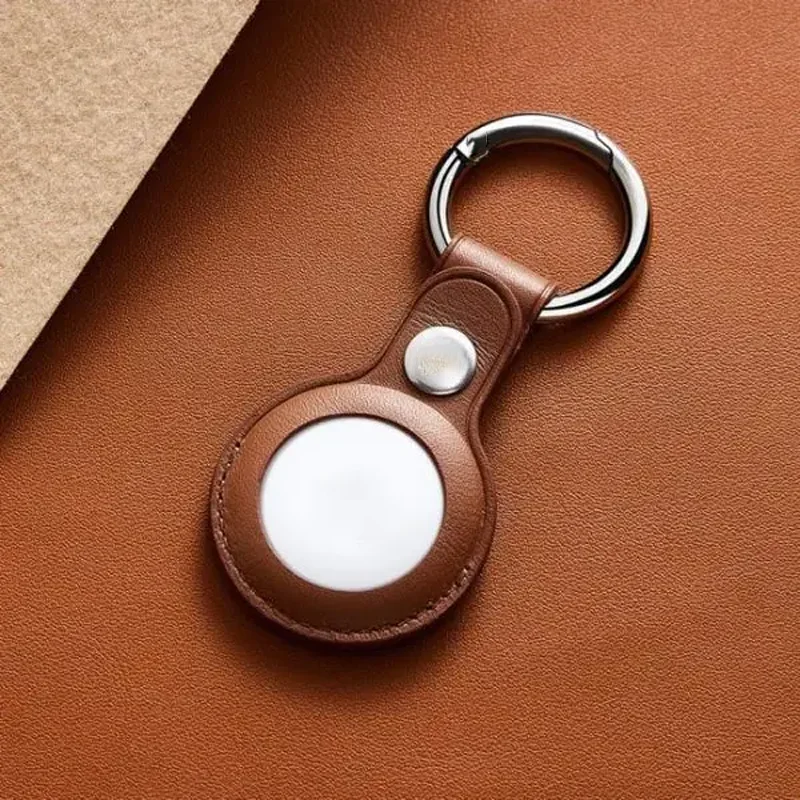 1pc Silicone Protective Case For Apple AirTag, Anti-Scratch Shockproof Cover With Keychain Tracker Accessories