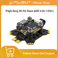 iFlight Borg 5S RX Stack (60R ESC) Flight Controller Built-in ELRS 2.4GHz Receiver Support LIHV battery for Racing FPV Parts