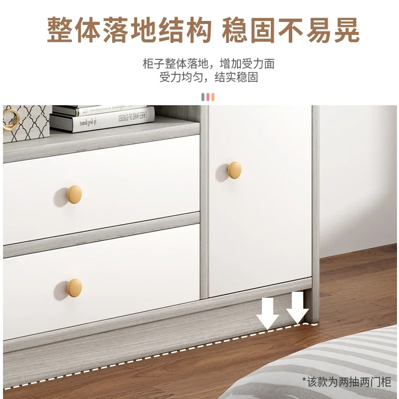 TV cabinet living room home simple modern 2024 new floor-to-ceiling high storage locker integrated TV cabinet