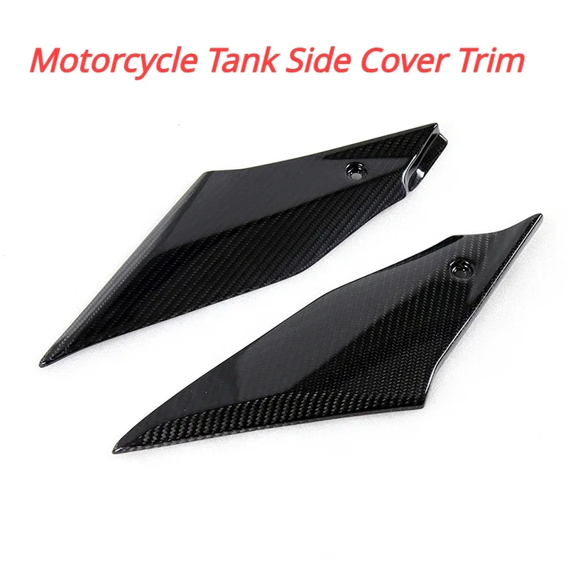 1 Pair Motorcycle Tank Side Cover Trim Fit For Yamaha R1 R1M R1S 2015 2016 2017 2018 2019 2020 Motorbike Styling Accessories