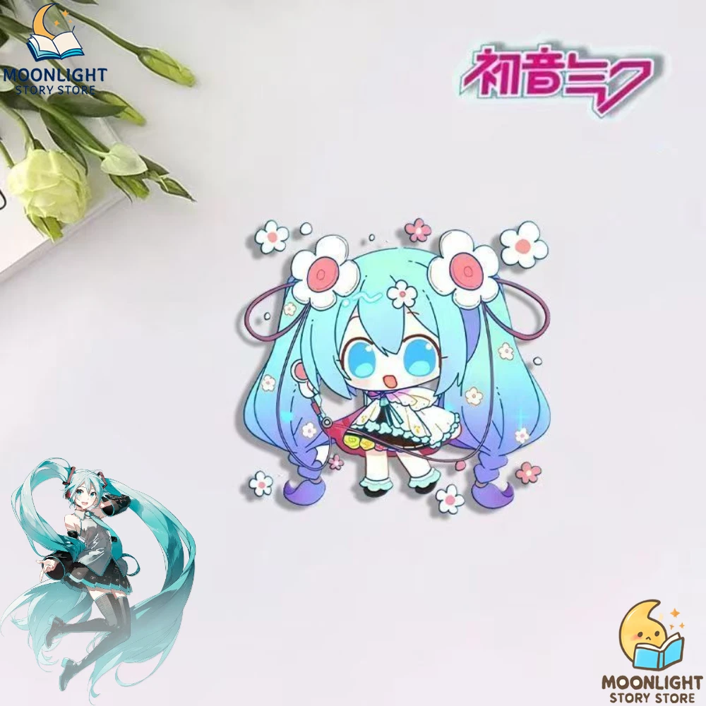 เข็มกลัดลายฮัตสึเนะ มิคุ ของสะสมอนิเมะ นักร้องเสมือนจริง สำหรับติดเสื้อ กระเป๋าเรียน กล่องดินสอ ของขวัญสำหรับนักเรียน ของที่ระลึกสำหรับแฟนคลับ