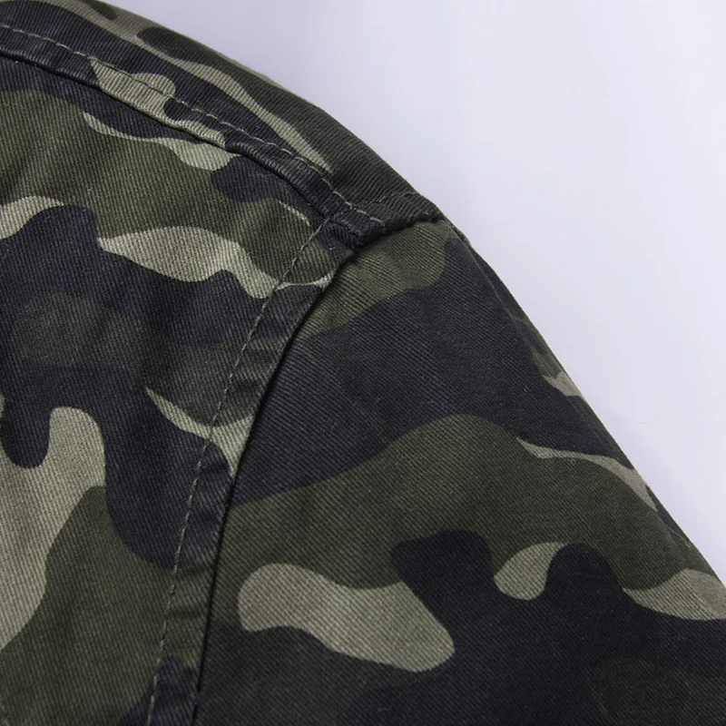 Men's Work Jacket 2024 Spring and Autumn Season New Detachable Hat Design Outdoor Camping Camouflage Coat Men's Flying Jacket