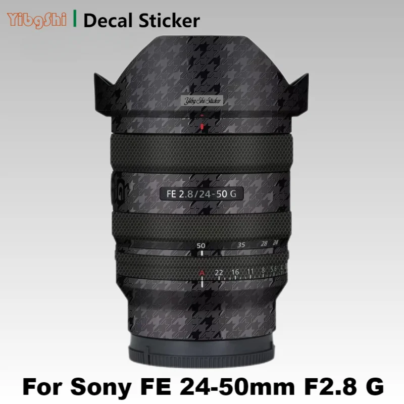 Adesivo personalizzato per Sony FE 24-50mm F2.8 G Decal Skin Obiettivo della fotocamera Pellicola protettiva in vinile avvolgente Cappotto 24-50 2.8 2.8G F2.8G F/2.8