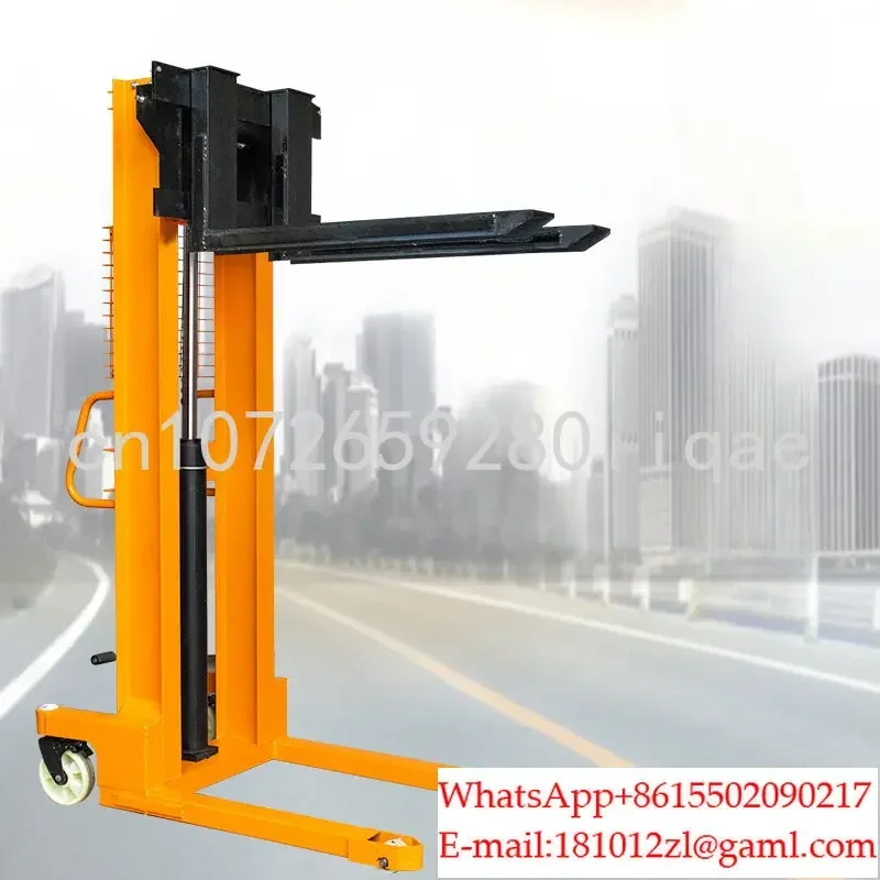 Hydraulic Stacker Manual Electric Loading and Unloading Truck 1 Ton 2T Hydraulic Forklift Lift Brick Stacker