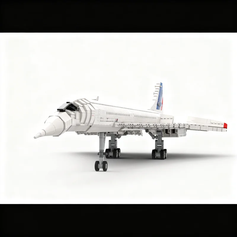 2010pcs MOC 1 72 Scale Concorde Creator Expert Model Building blocks Architecture toys Christmas gifts Education Kids creative