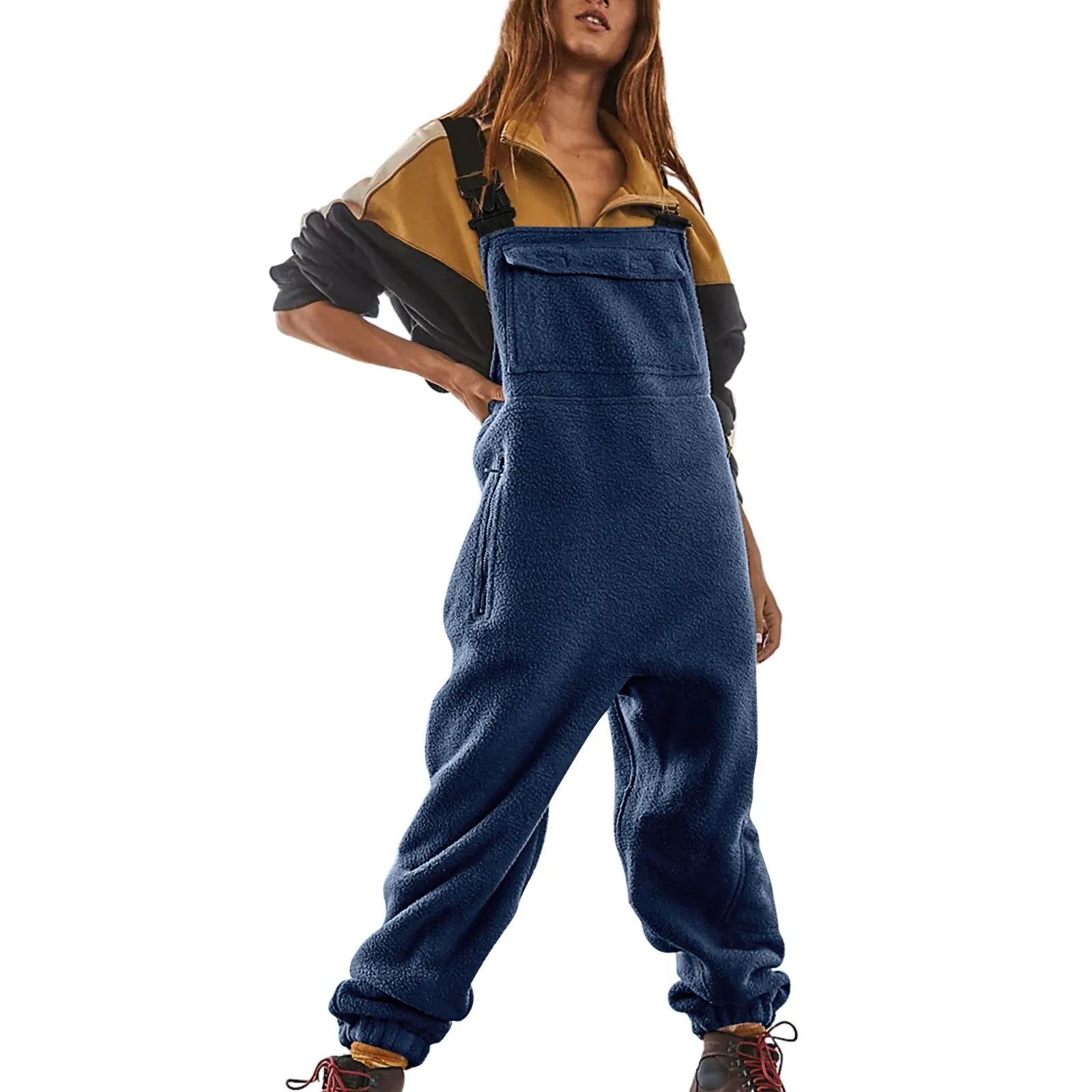 2024 Sommer rosa Overall Frauen lose Latzhose Overalls weites Bein Frauen langen Overall Damen Overalls für Frauen