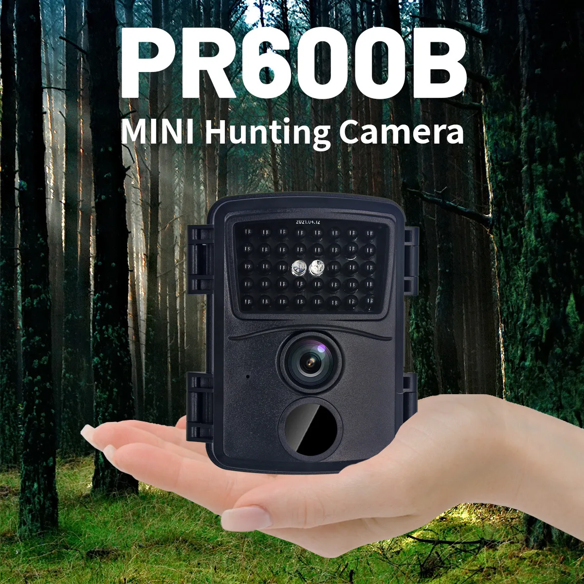 MINI Trail Camera 20MP 38pcs 940nm IR Lights 1080P Smallest Hunting Trail Camera IP54 Waterproof for Wildlife Scout