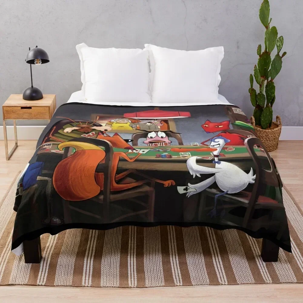 

Stupid Dog Throw Blanket Durable Warm Blanket for Daily Home Use