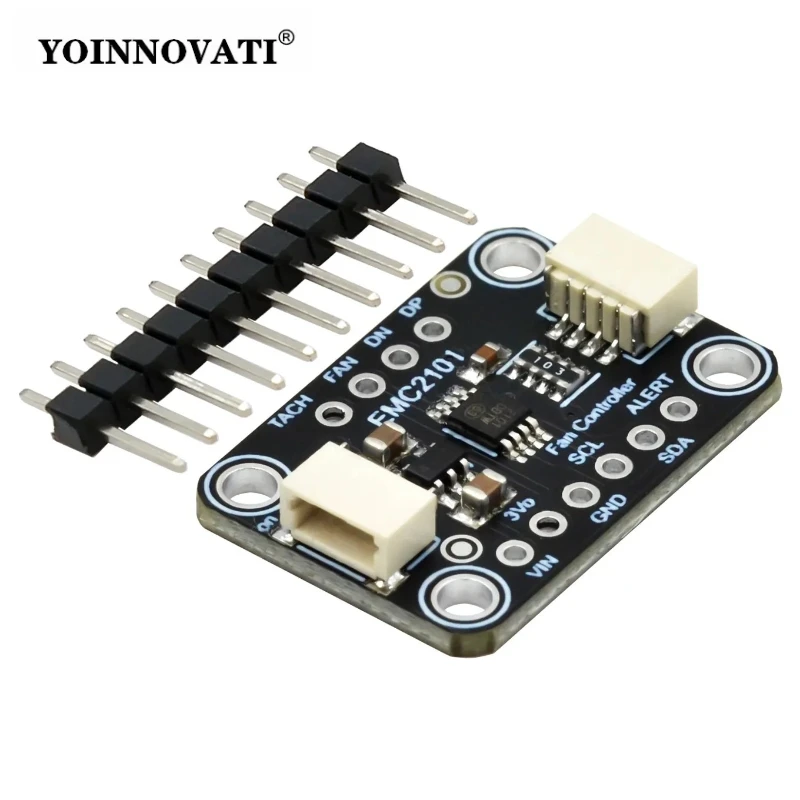 EMC2101 I2C PC Fan Controller withTemperature Sensor,4-Pin PWM Control,Programmable Cooling Profile,for Quiet PC,Smarter Cooling