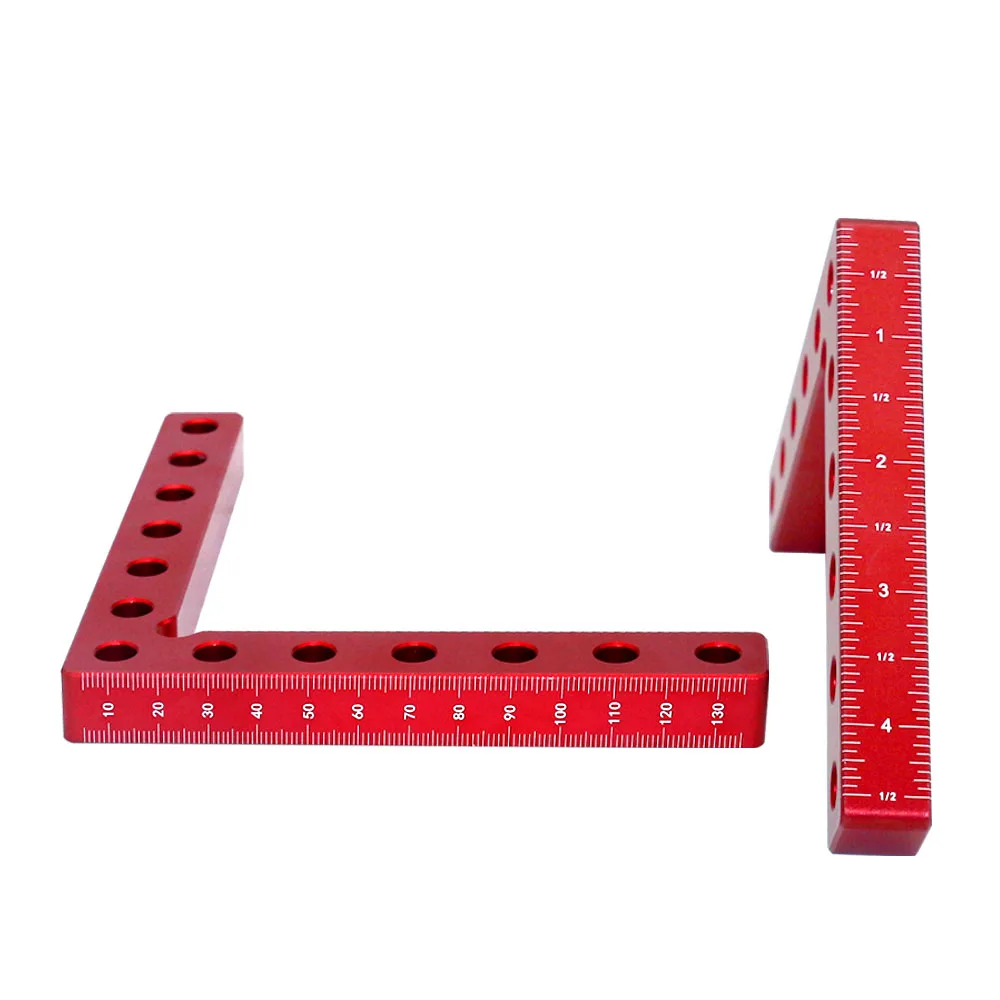 2Pc 90 Grad L-Förmigen Hilfs Leuchte Spleißen Bord Positionierung Panel Fixed Clip Carpenter der Quadrat Herrscher Holzbearbeitung werkzeug – Detail 8