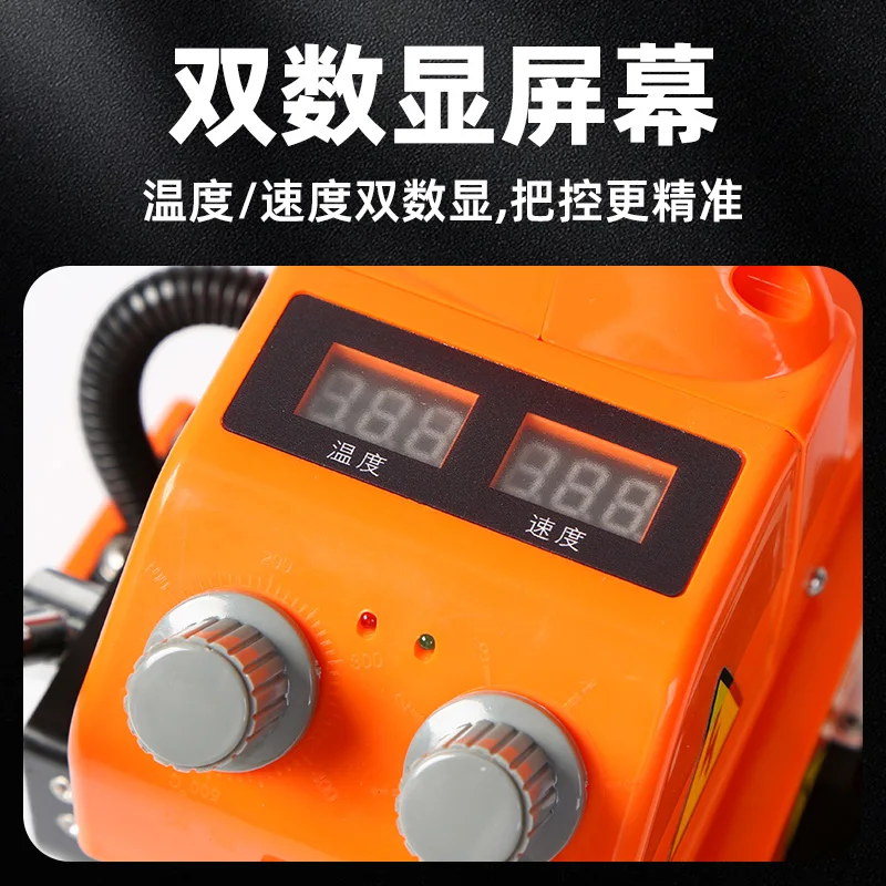 Double digital geomembrane automatic climbing welding machine HDPE impermeable film hot melt machine