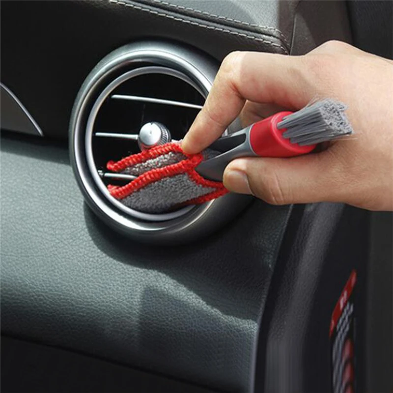 Car Air-Conditioner Outlet Cleaning Tool Multi-purpose Dust Brush For VW Atlas Teramont Atlas Teramont T-Roc TRoc