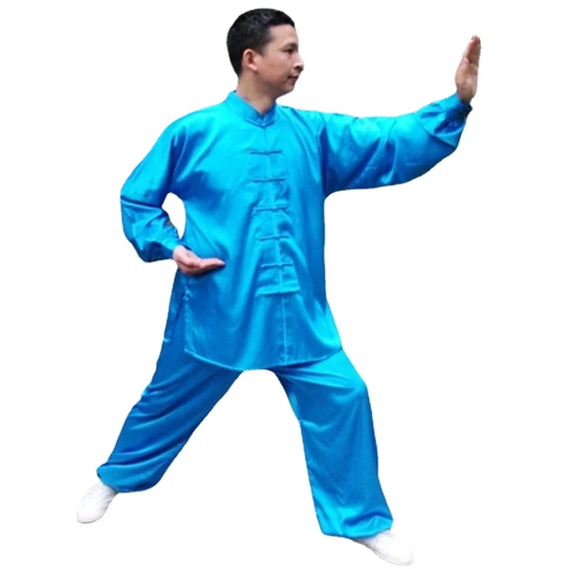 Traditional Chinese Tai Chi Kung Fu Uniforms Adult Morning Gymnastics Wushu Clothing Adult Martial Arts Wing Chun Suit