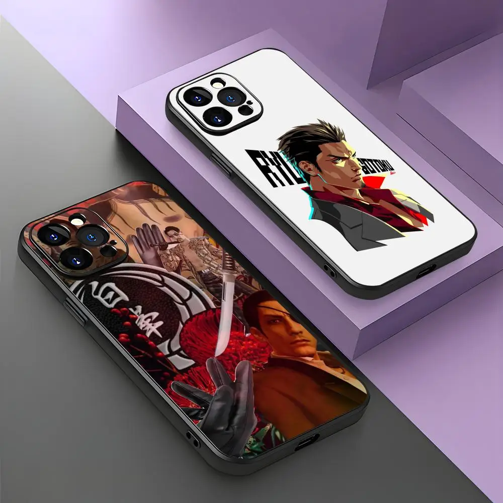 Чехол для телефона Yakuza Kiwami 3 & Dark Ties для iPhone 17 Air, 16, 15, 14, 13, 12, 11 Plus, Mini, Pro, Max, мягкий, черный, противоударный