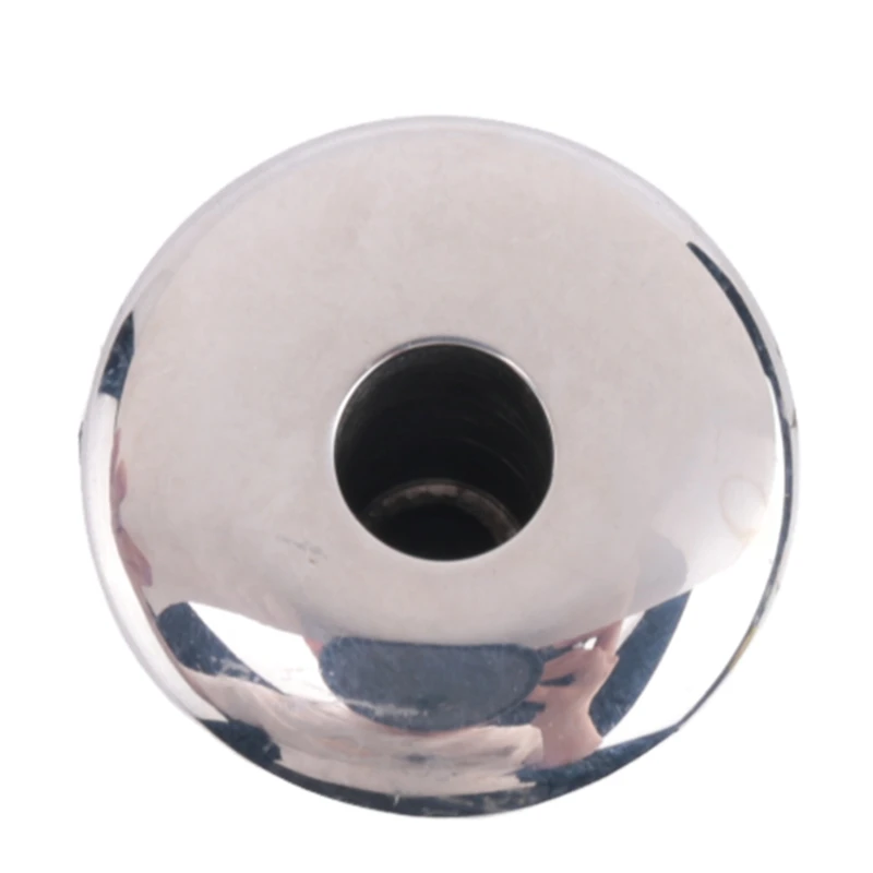 LICE-Marine Connector Hose Barb Stainless Steel Drain Pipe Tube Thru Hull Silver 316 Drain Joint Fitting For Boat Yacht 3/8