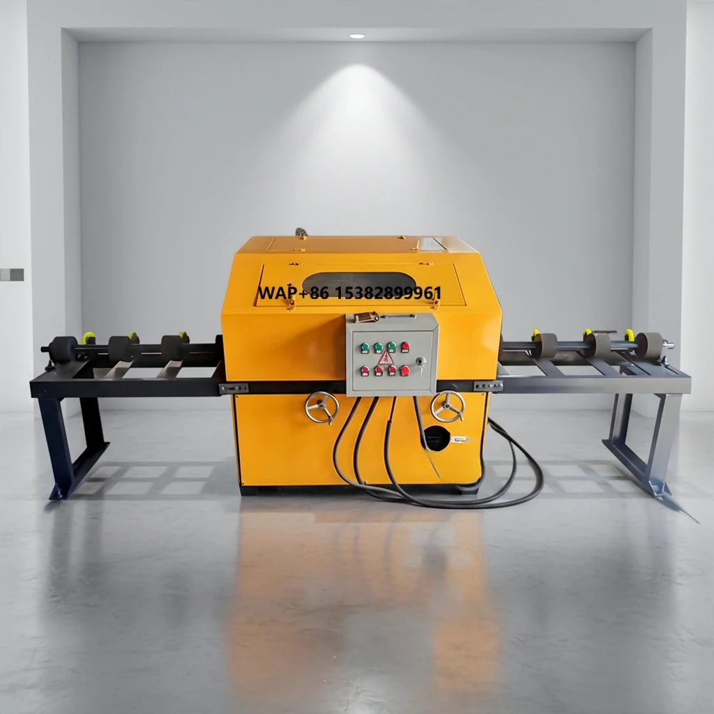 New JUNHAO 3.4kW Automatic Tube Round Polishing Machine with Motor and Gearbox