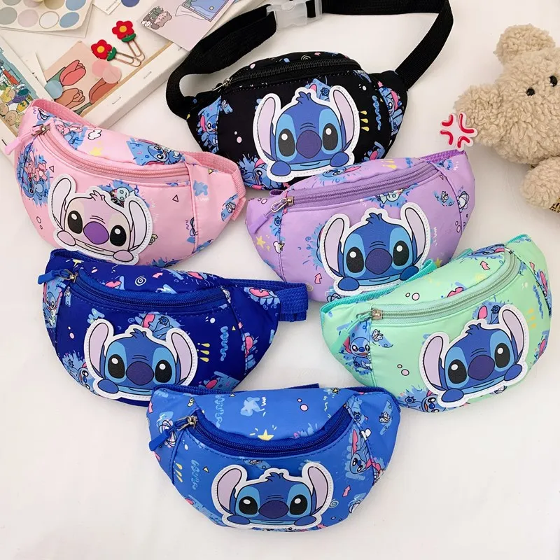 Disney Stitch Crossbody Bag, Versatile Waist Bag, Handbag, Cute Cartoon Shoulder Bag, Large Capacity Bag for Going Out