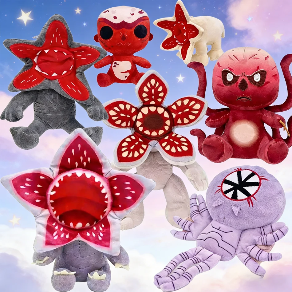 

Мягкая плюшевая игрушка Eleven с демогоргоном, милый плюшевый кукол-подушка, подарок на Хэллоуин для детей и взрослых, 2026, в наличии