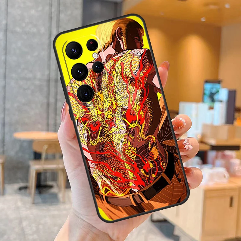 Yakuza 0 لعبة قضية الهاتف لسامسونج غالاكسي S25 S24 S23 S22 S21 S20 الترا S9 S10 زائد S25 FE الغطاء الخلفي