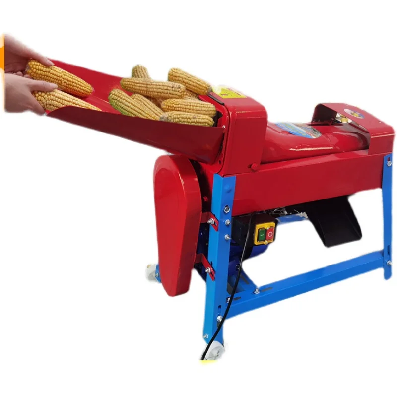 Electric corn threshing machine Small household automatic thickened steel plate corn machine Bud grain peeling