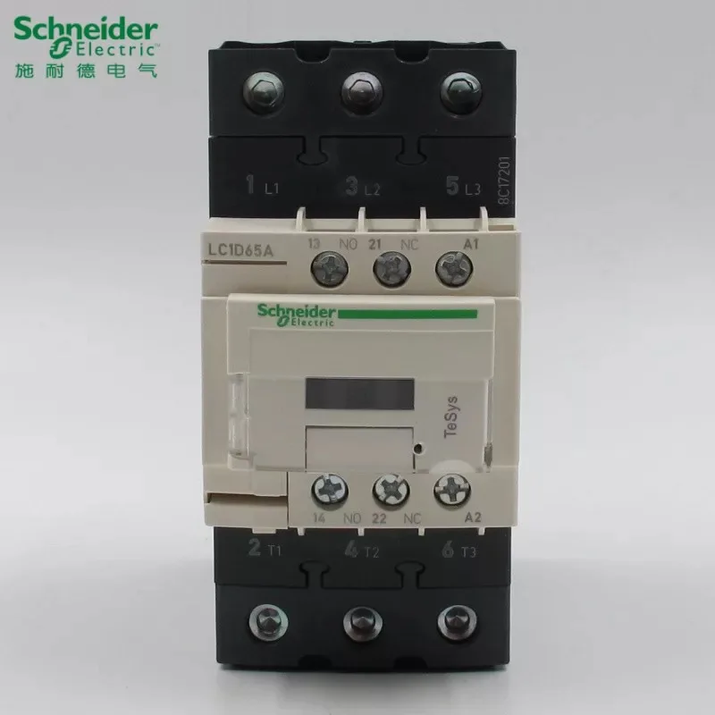 Schneider electric TeSys D 3-ploe contactors-Motor control   category AC-3  LC1D65A*7C   AC24V-380V  65A 50/60HZ