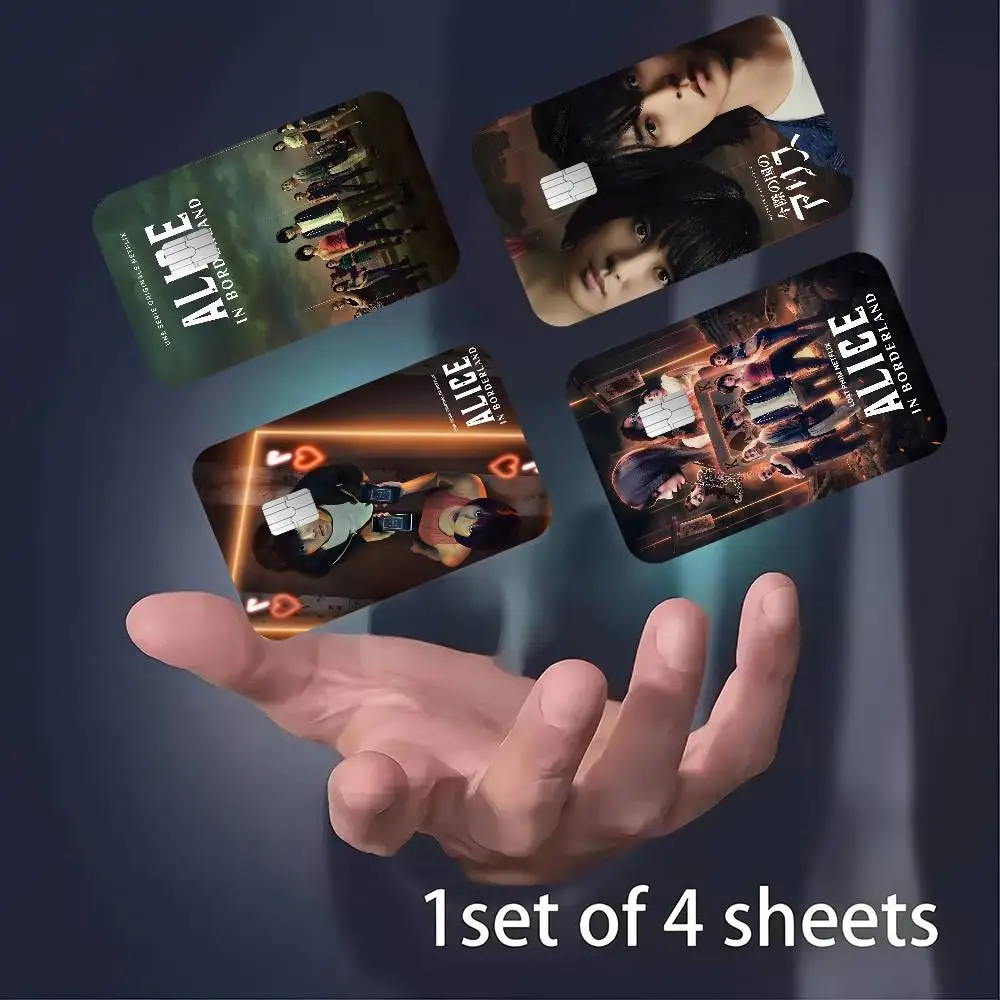 تلفزيون ساخن أليس في بوردرلاند أنيمي تنفق أو حفظ شل على إيقاف رقيقة جدا لا تتلاشى ملصق غطاء الجلد فيلم لبطاقة الائتمان الخصم #2