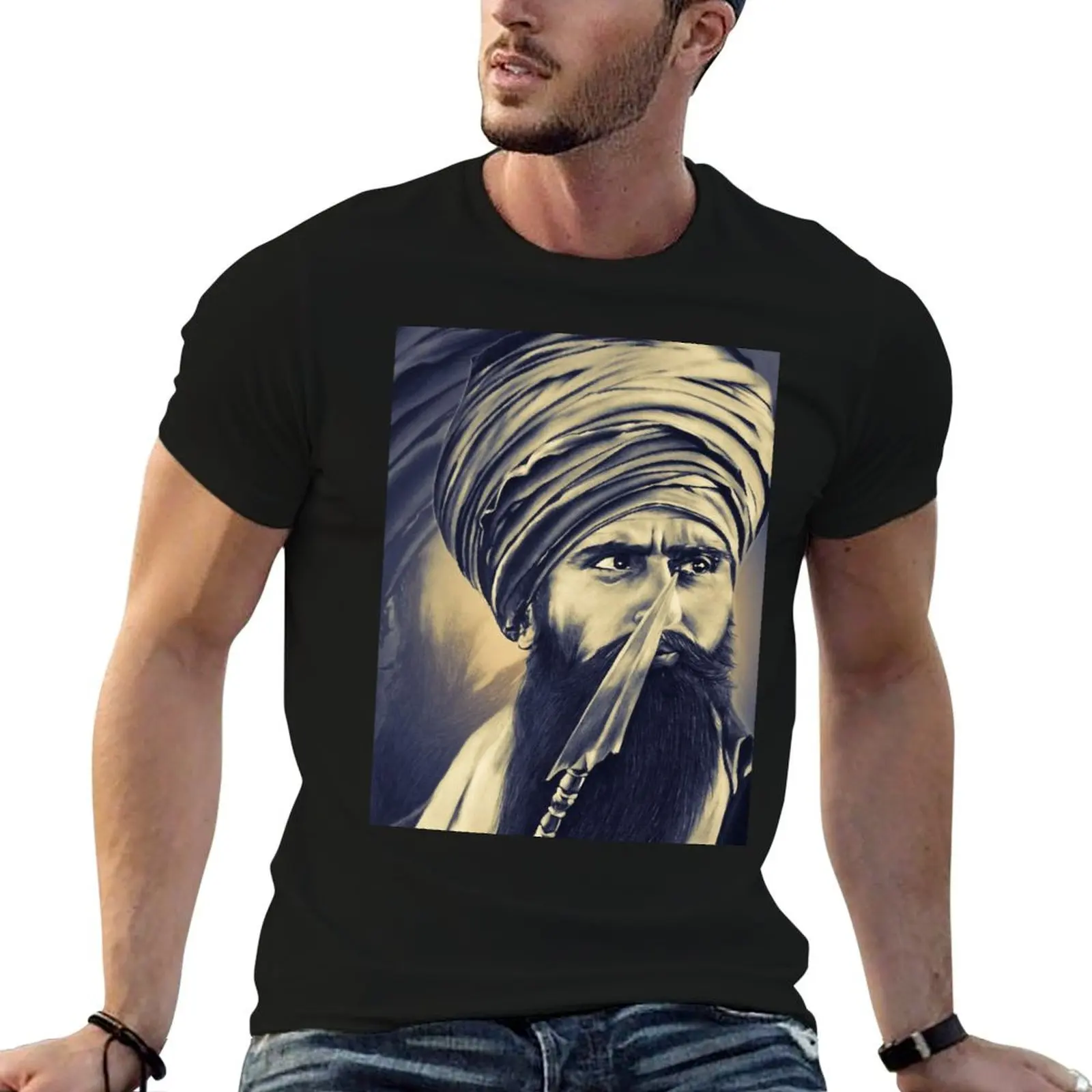

t funny man designer t BHINDRANWALE T-Shirt shirts shirts