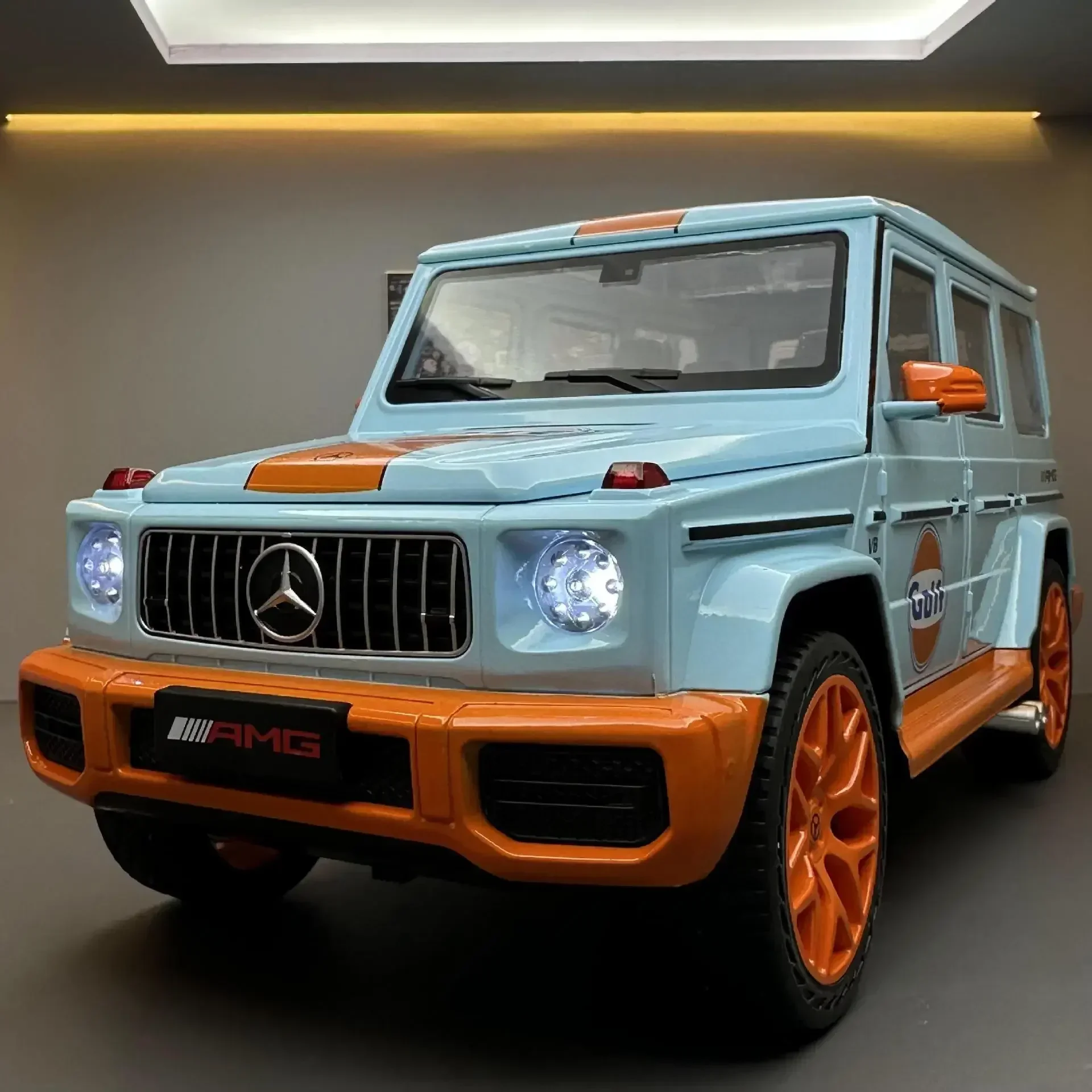 Simulazione 1:18 Mercedes-Benz G63 Off Road Car Model Casting Metal Toys veicoli bambini ragazzi regalo passive in miniatura