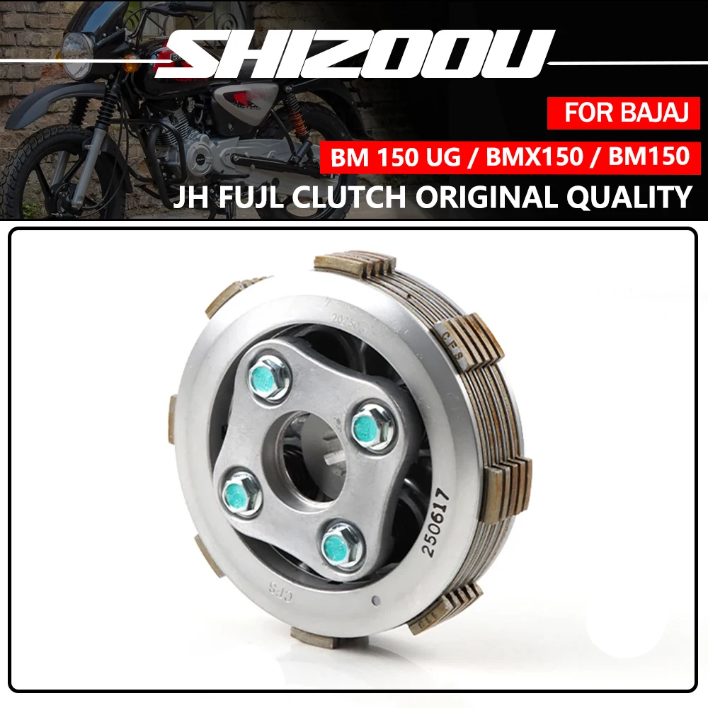 

Комплект сцепления для мотоциклов BAJAJ BM150 BM 150 BMX150 BM150X, запчасти двигателя, дисковый комплект сцепления в сборе