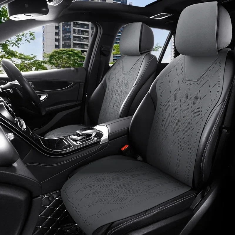 Luxury Suede Car Seat Covers Universal Car Seat Covers Full Set Cars Seats Accessories Car Seat Protector Cover Seats Cushion