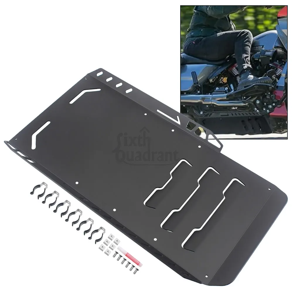 

Motorcycle engine skid plate/Lower Engine Base Chassis Protection Guard For Harley Davidson 2023 2024+Road Glide FLTRX 2024 2025