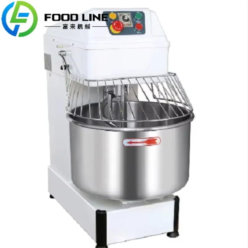 

34L Industrial Electric Commercial Spiral Flour Cake Pizza Tortilla Knead Dough Maker Bread Dough Mixer Machine