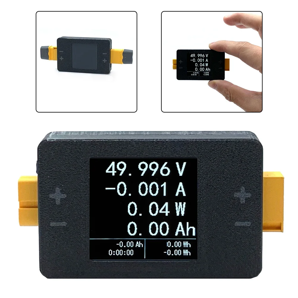 8-150V 25A Bidirectional Power Meter With For XT60 Connector For RC For LIPO For Battery Charge Discharge Capacity Tester Analyz