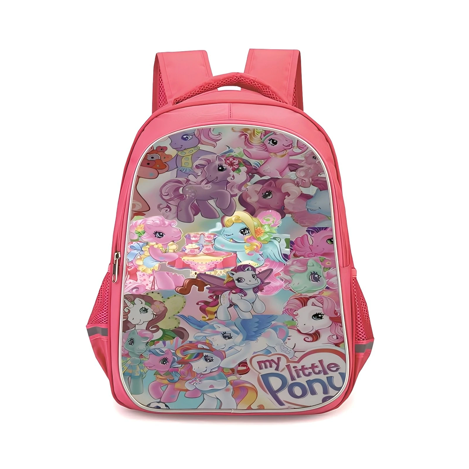 Cartoon M-My L-Little P-Pony Child Backpacks Girls Student Birthday Gift School Bags Camping Durable Rucksack