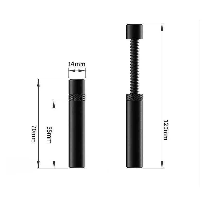Aluminum GPU Holder Vertical Telescopic Rotating Stand Magnetic Bracket Video Card Holder Graphics Card Bracket Support 27-120mm